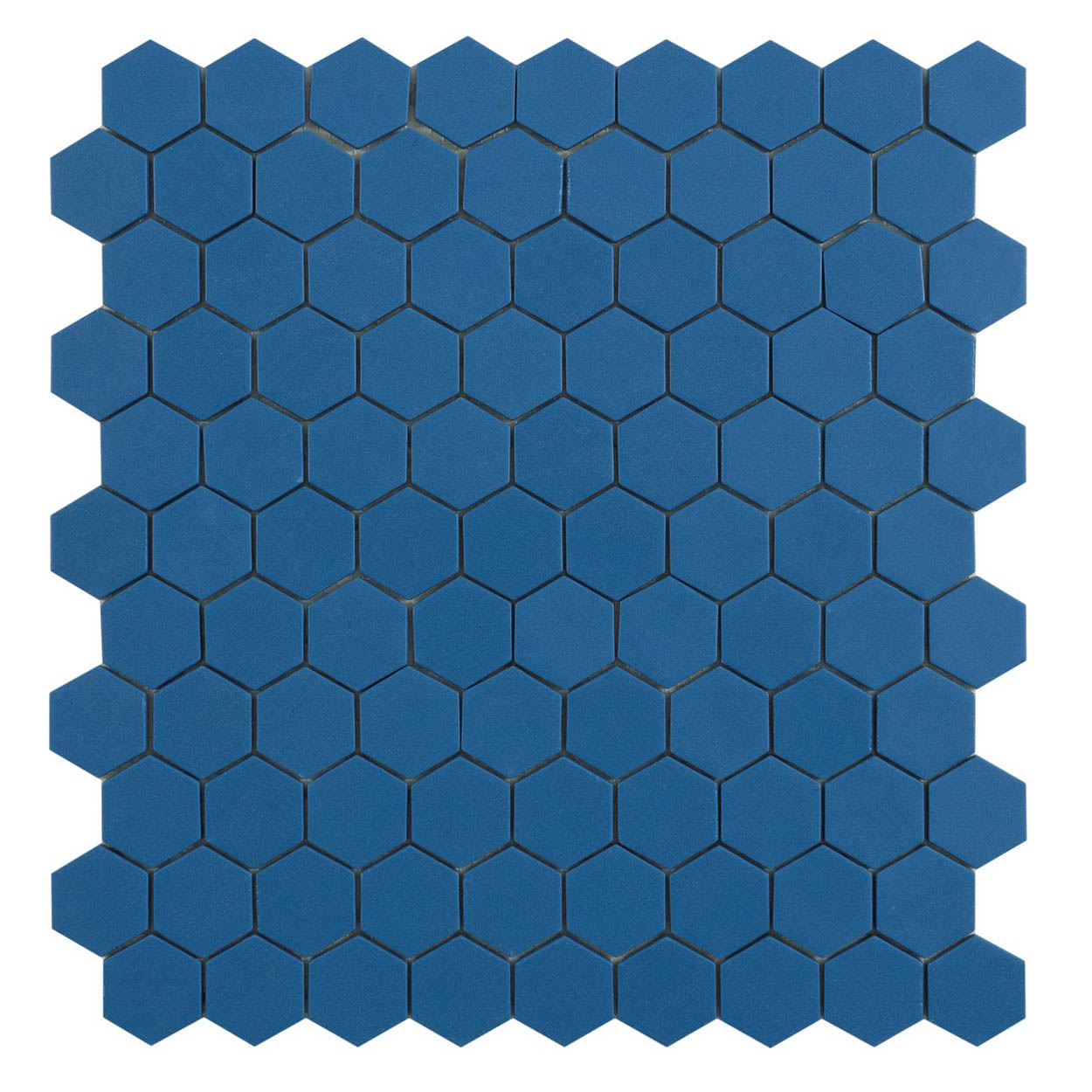 By Goof Mozaïek hexagon marine blue 3,5x3,5cm